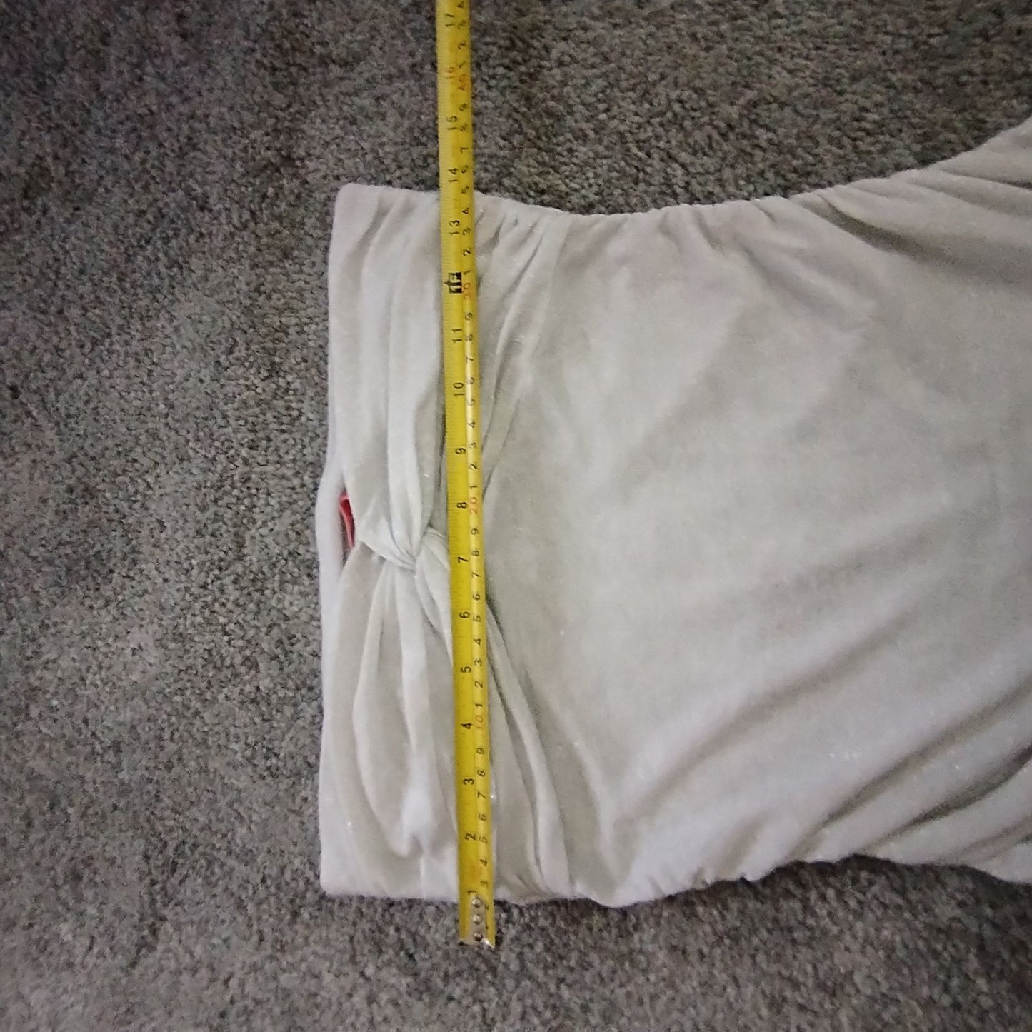 River Island Dress Womens UK 10 Strapless Ruched Bodycon Silver Sparkle Party