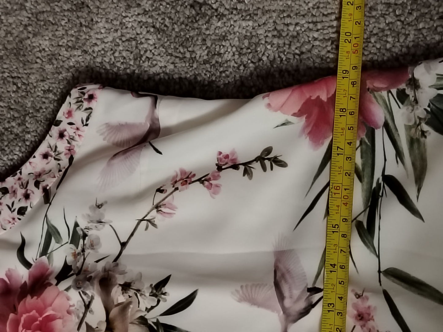 Wallis Dress Women's UK12 Floral Sheath Sleeveless White Pink Print Shift Summer