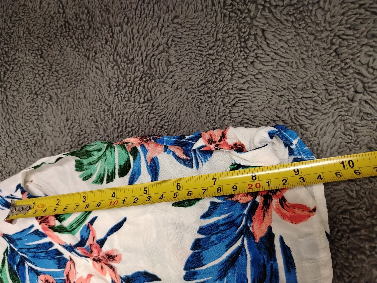 F&F Dress Womens UK 10 Floral Shirt Dress Sleeve Button Front Belted Viscose