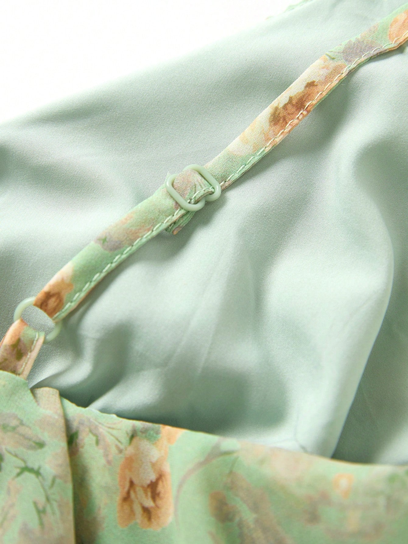 Boho Floral Green Tiered Mermaid Maxi Dress - Wedding & Special Occasions