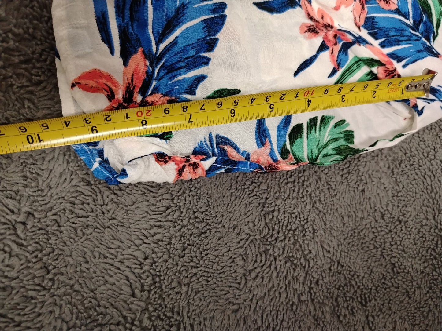 F&F Dress Womens UK 10 Floral Shirt Dress Sleeve Button Front Belted Viscose