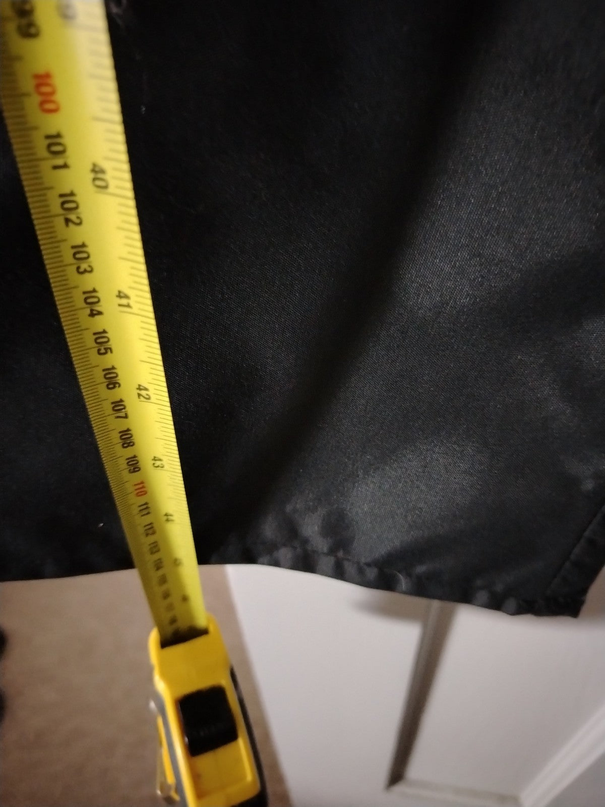 Mens Waterproof Over Trousers Black Size Large Elastic Waist Rain Pants Hiking F