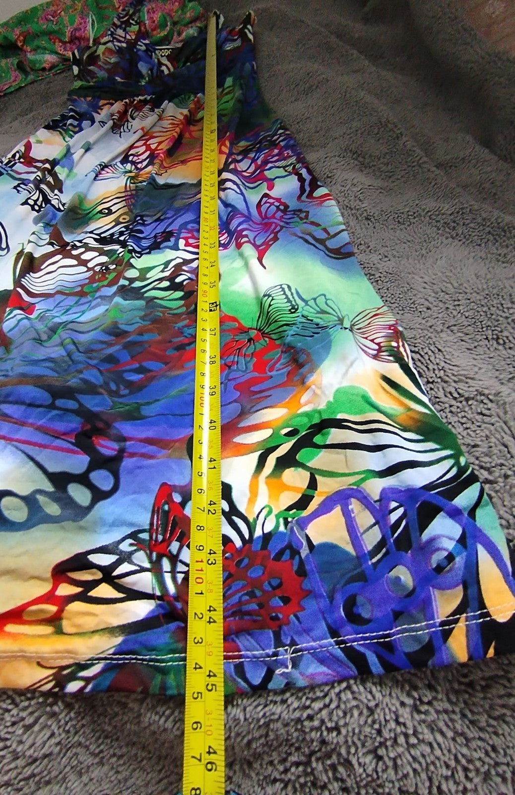 DODO Maxi Dress Womens 16 Butterfly Print Multicolour Spaghetti Strap Empire