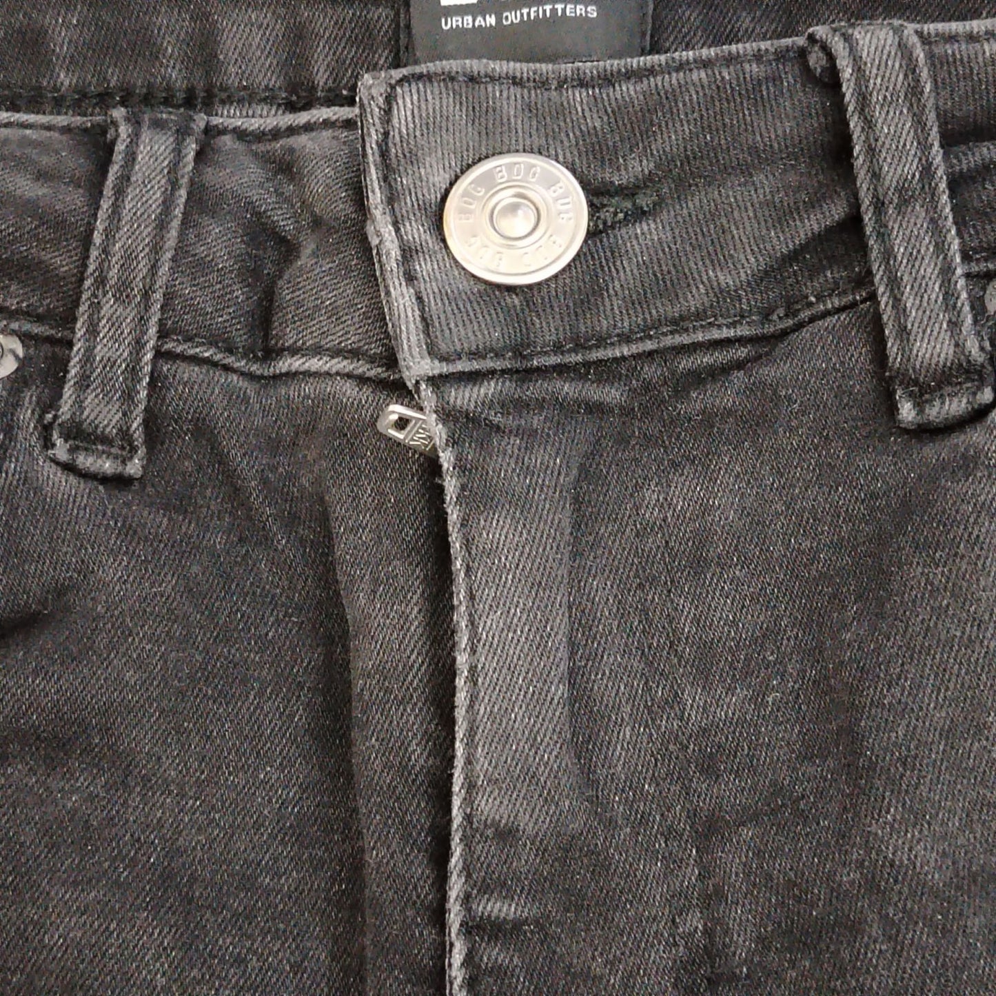 BDG URBAN OUTFITTERS PINE Jeans W28 L32 Faded Black Distressed Skater Flawed