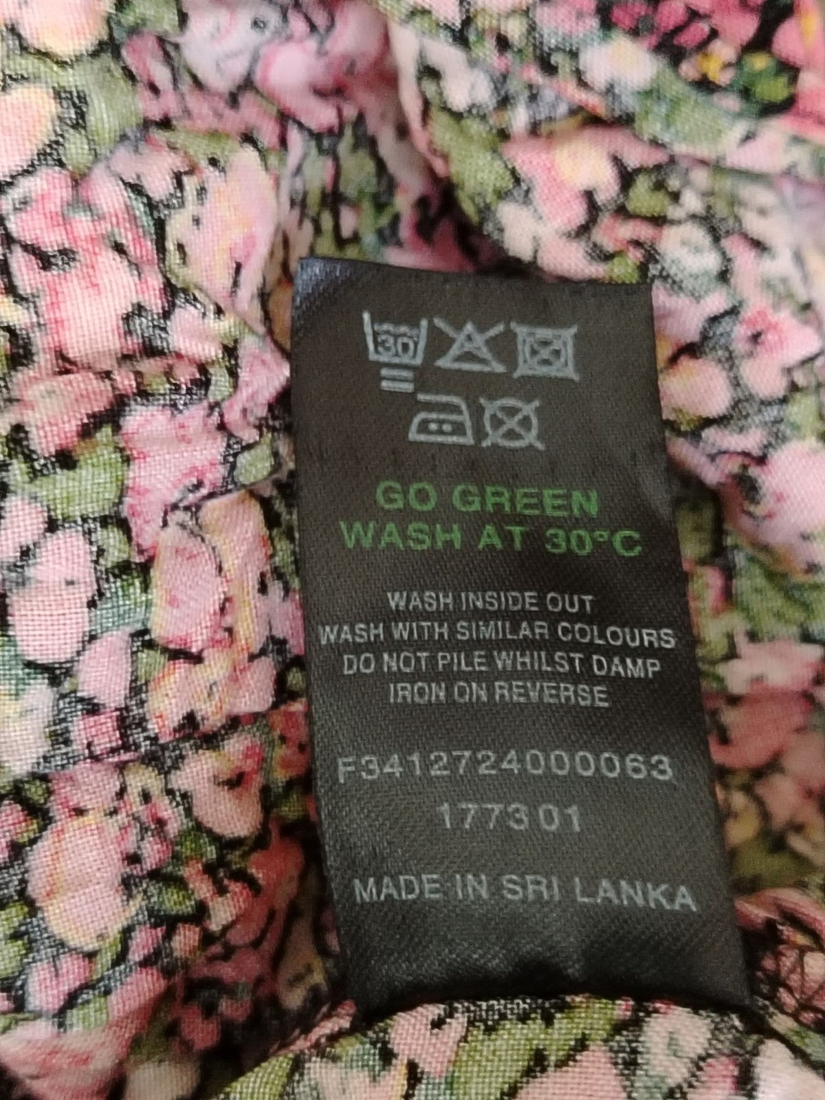 Papaya Dress Womens 18 Pink Floral Square Neck Puff Sleeve Tiered Ruffle Hem