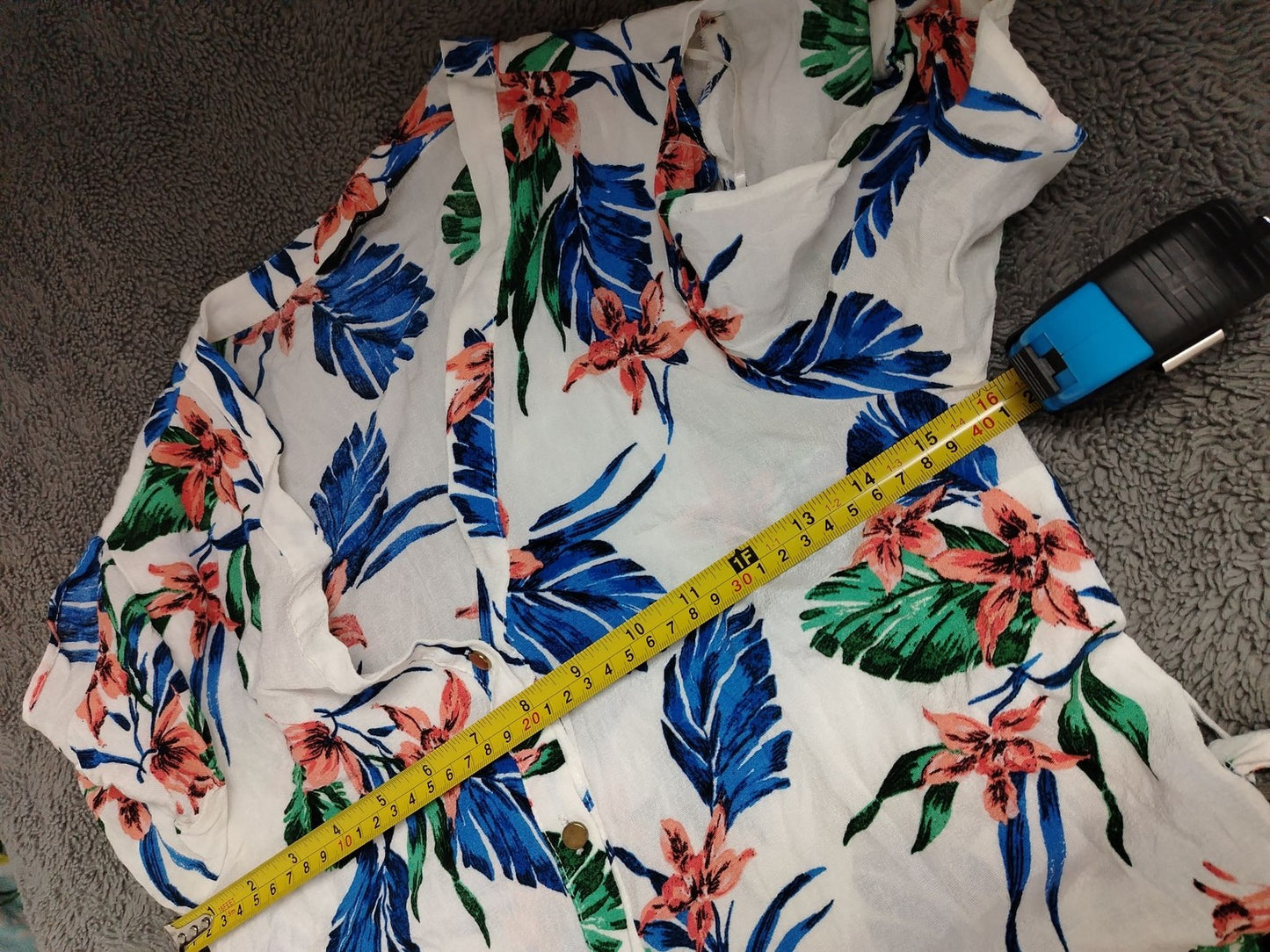 F&F Dress Womens UK 10 Floral Shirt Dress Sleeve Button Front Belted Viscose